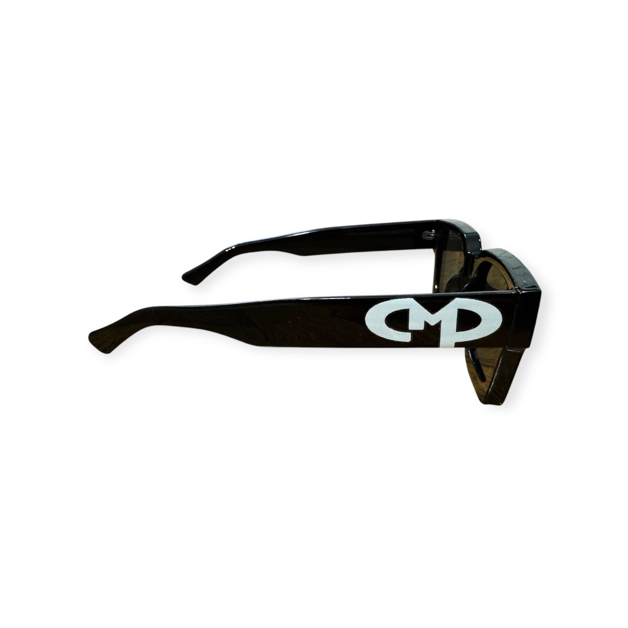 CMP SUNGLASSES BLACK WITH WHITE LOGO