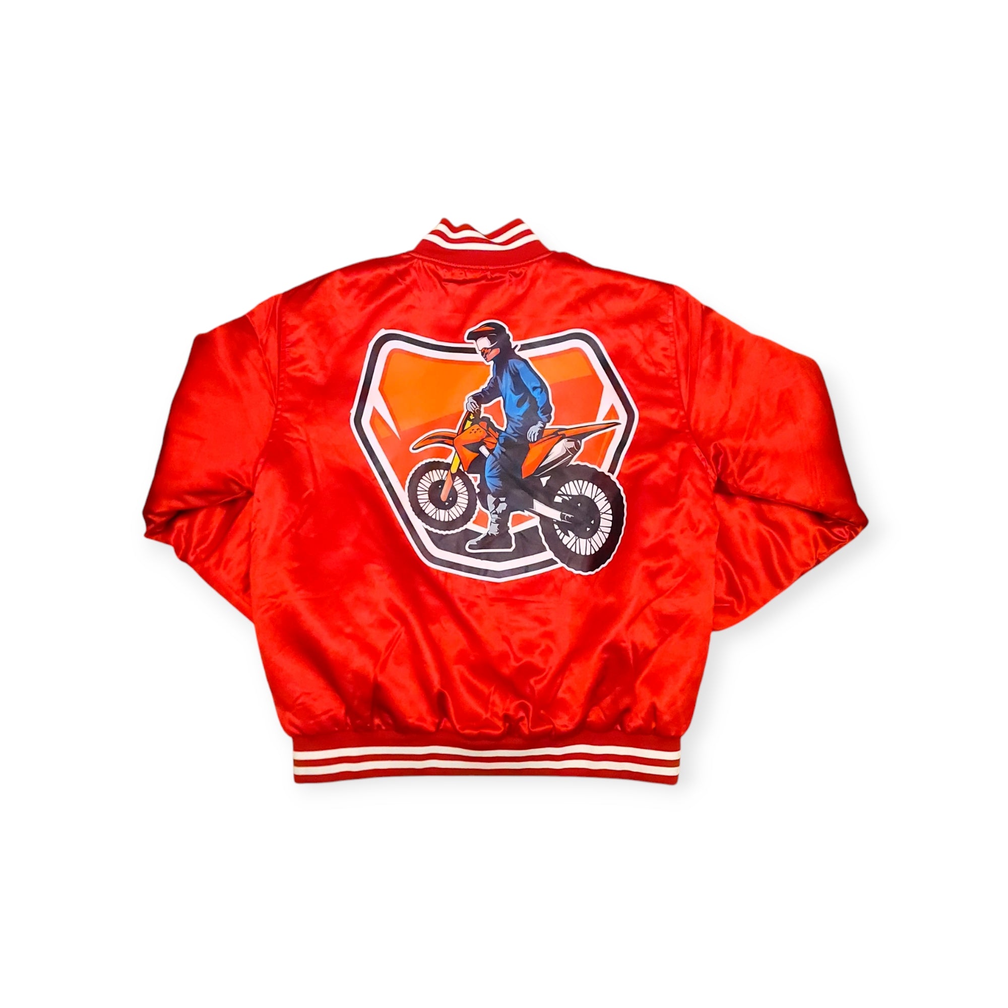 CMP MOTOSPORT RED BASEBALL JACKET