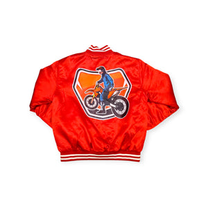 CMP MOTOSPORT RED BASEBALL JACKET