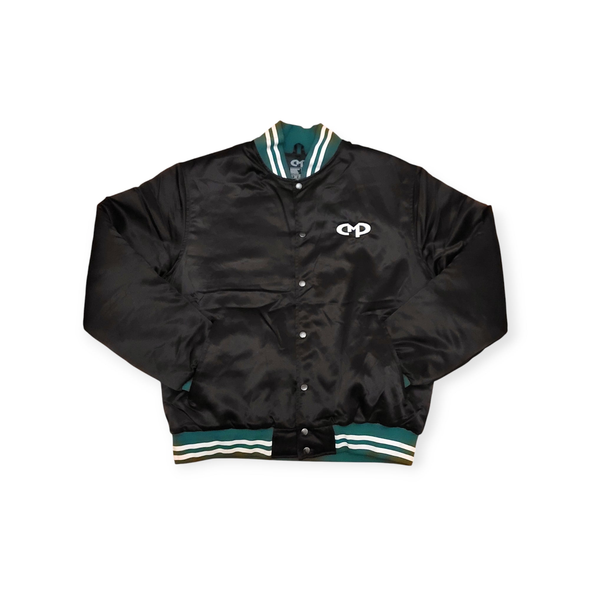 CMP THE INTERN BLACK BASEBALL JACKET