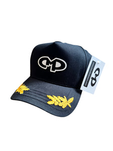 CMP LOGO BLACK BASEBALL SNAPBACK HAT