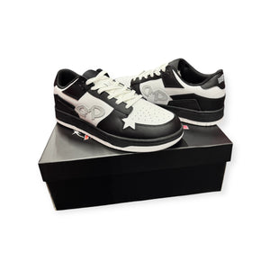CMP LOW RETRO SNEAKERS ( BLACK WHITE AND GREY ) UNISEX