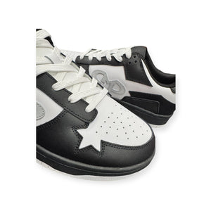 CMP LOW RETRO SNEAKERS ( BLACK WHITE AND GREY ) UNISEX